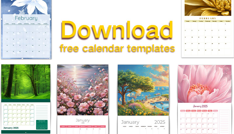 dowload free newly calendar templates