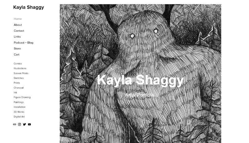 Kayla Shaggy's art style