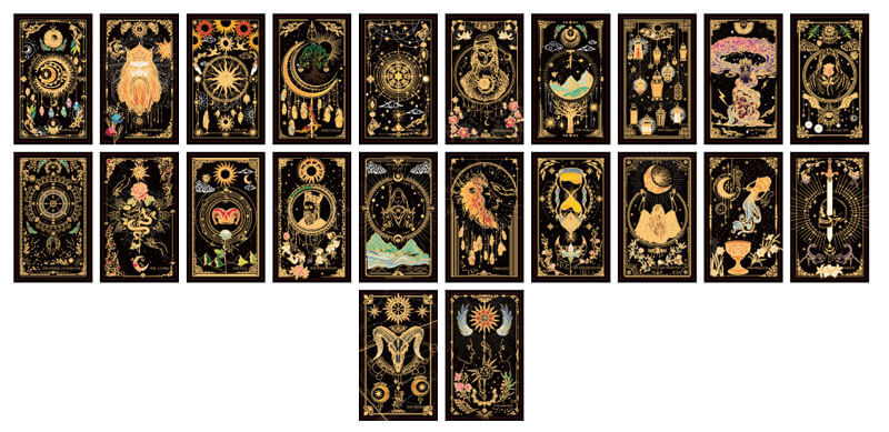 Create and design the tarot card images