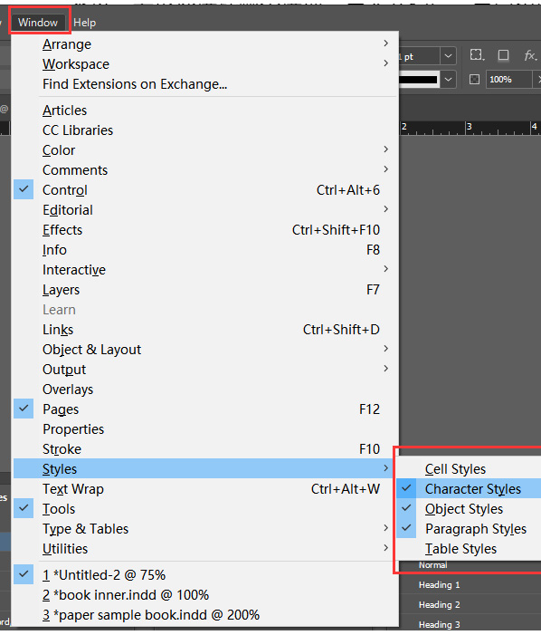 Formatting-text-in-InDesign