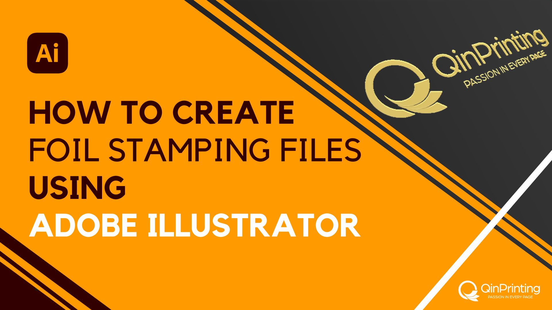 Print-ready PDF file for foil stamping example