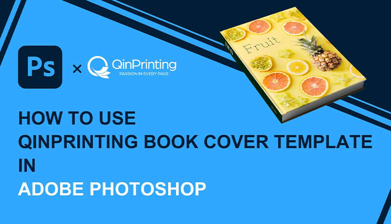 How to use a custom book cover design template with Photoshop