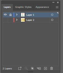 Organize layers in Adobe Illustrator