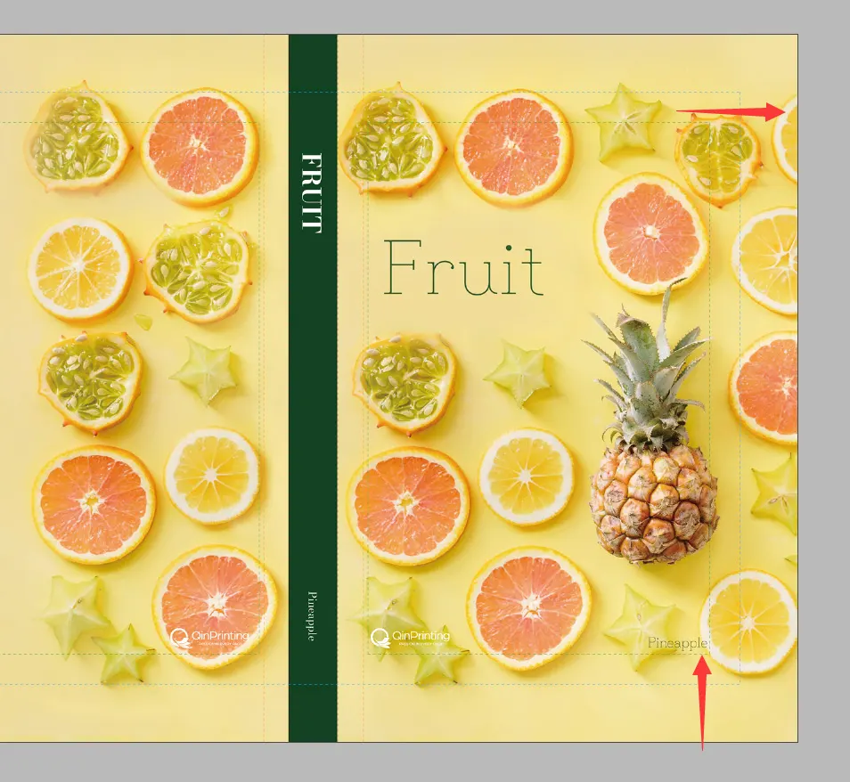 How to Use QinPrinting Cover Templates in Adobe InDesign - Pay attention to text placement