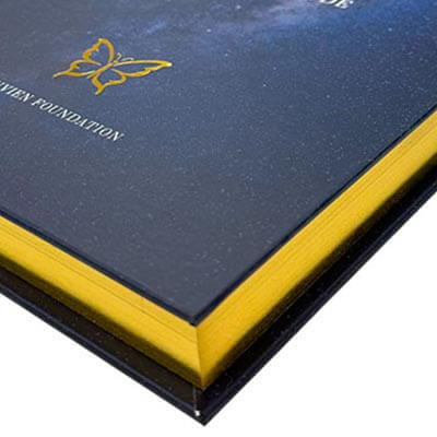 Gold Gilded Edge for hardcover book