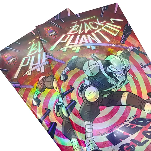 Holographic Paper for the Cover