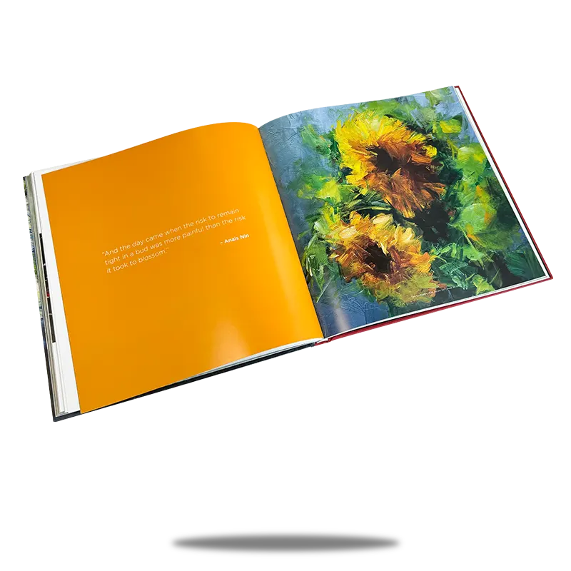 custom art book printing