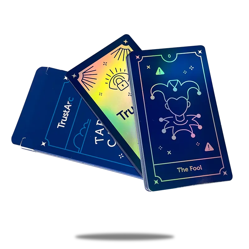 custom holographic tarot cards