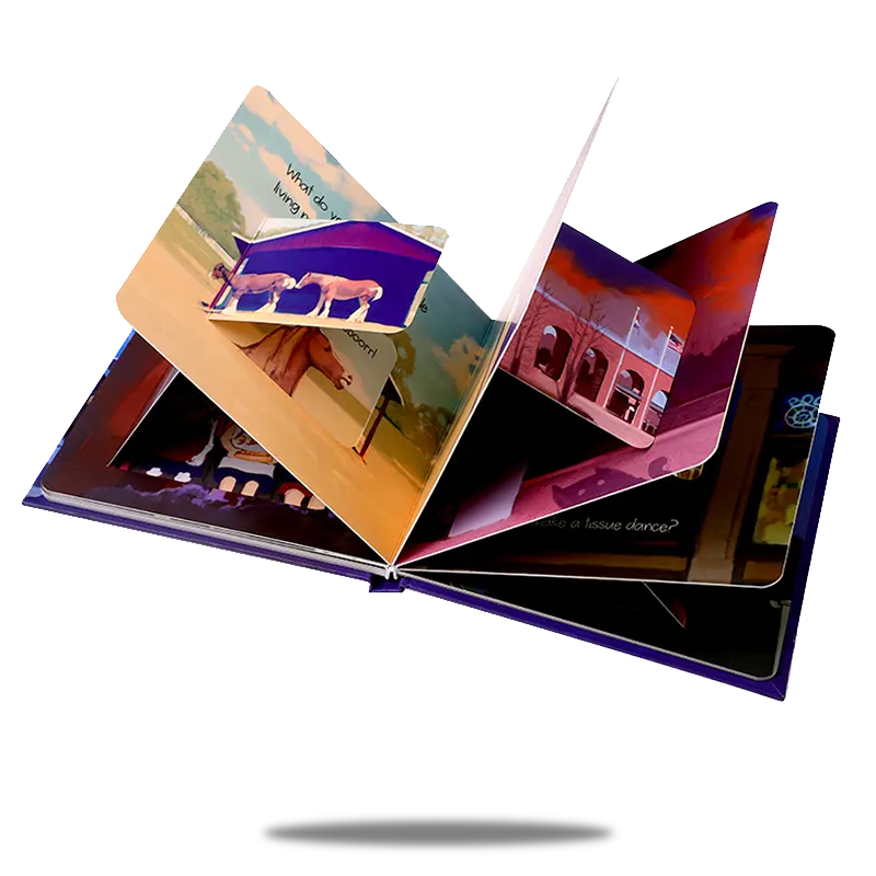 custom pop up book