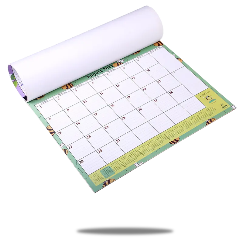 desk pad calendar custom