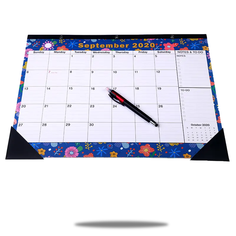 desk pad calendars printing