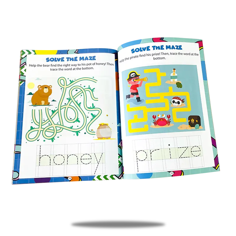 kids activity book cheap printing