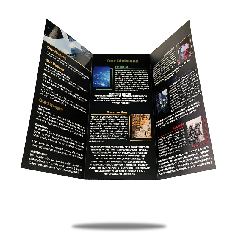 trifold brochure printing